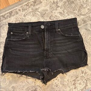 BDG - Black Denim Women's Shorts 27W Tom girl mid rise